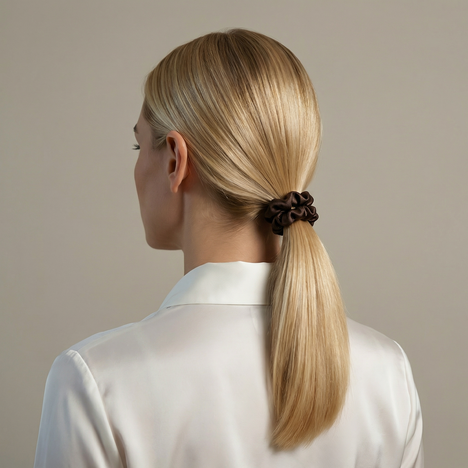 Jedwabna gumka do włosów